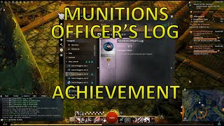 GW2  Munitions Officers Log Achievement End of Dragons Act 3 [upl. by Esinej518]