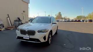 Carfive  White 2022 BMW X3 xDrive30i SUV  AWD  Gasoline  5 Passenger [upl. by Hterrag796]