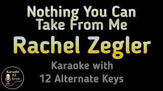 Rachel Zegler  Nothing You Can Take From Me Karaoke Instrumental Lower Higher Male amp Original Key [upl. by Elamaj]