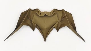 Origami HALLOWEEN BAT 🦇 How to make a paper bats [upl. by Alcus]