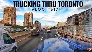 TRUCKING THRU TORONTO  My Trucking Life  Vlog 3174 [upl. by Even839]