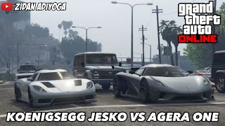 Koenigsegg Jesko VS Koenigsegg Agera One [upl. by Eads]