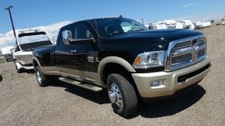 2013 Ram 3500 Laramie Longhorn 060 MPH Towing Test [upl. by Codding]