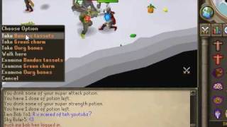 Runescape Bandos FFA Drops  Double tasset drop on vid Over 200m made [upl. by Guinna559]