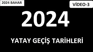 2024 YATAY GEÇİŞ TARİHLERİ 2024 BAHAR DÖNEMİ GEÇİŞ TARİHLERİ YATAY GEÇİŞ VİDEO3 [upl. by Nahsad]