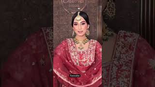 famesalon6841 My Traditional signature Bride❤️instagram reels makeup wedding video newreel [upl. by Nedaj306]