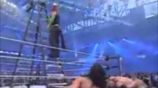 WRESTLEMANIA 23 Jeff Hardy injures Edge [upl. by Nakre]