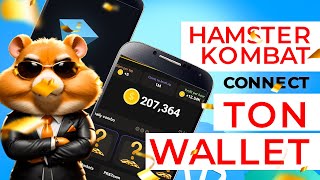 How to connect HAMSTER KOMBAT to TON WALLET [upl. by Roxane]