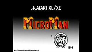 Atari XLXE  MicroMan ASF 1993 [upl. by Caroline]