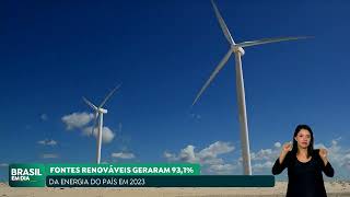 MEIO AMBIENTE EM 2023 931 DA ENERGIA DO BRASIL FOI GERADA A PARTIR DE FONTES RENOVÁVEIS [upl. by Pangaro]