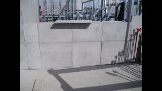 Steel Frame Walls with FOAM CONCRETE slabs  COISOIMPER [upl. by Assenov]