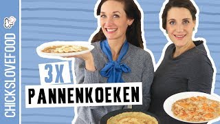 ZO MISLUKKEN JE PANNENKOEKEN NOOIT  3 VARIANTEN KLASSIEK SPELT amp HAVERMOUT  CHICKSLOVEFOOD [upl. by Nomaid644]