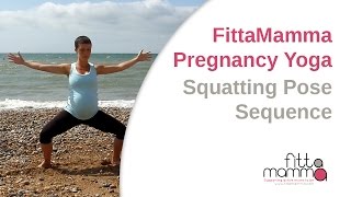 FittaMamma Pregnancy Yoga Squatting Pose Sequence [upl. by Leilani]