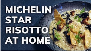 How to cook MUSHROOM RISOTTO at home  Michelin Star Recipe [upl. by Daegal]