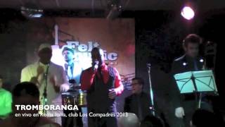 Tromboranga en vivo en Roma club Los Compadres salsa resumen [upl. by Dnalyk363]