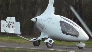 GCKVC ❌  RotorSport UK Cavalon RSUKCVLN025❌ Shobdon Airfield Hereford 30124🚁🎥👀🆙 redfox111 [upl. by Apple]