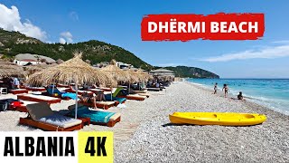 ALBANIA 🇦🇱 4K DHERMI BEACH — Exploring Albanian Riviera — AUGUST 2023 [upl. by Celene]