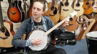 Richard playing the Ashbury AB65 Tenor Banjo  Hobgoblin Music Birmingham [upl. by Clemen632]