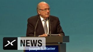 Joseph quotSeppquot Blatter quotBoykotte bringen nichtsquot  WM 2018 Russland WM 2022 Katar [upl. by Notneiuq366]