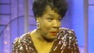 Maya Angelou on Arsenio Hall pt 2 [upl. by Acnairb]