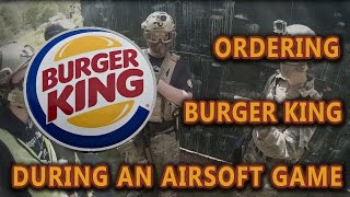 ORDERING FAST FOOD in an AIRSOFT GAME [upl. by Alameda]