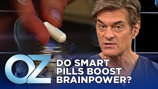 Nootropics The Truth About Smart Pills Boosting Brainpower  Oz Health [upl. by Leboff]