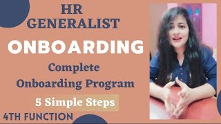 HR Generalist  Onboarding Onboarding Program Onboarding Process onboarding HR readytogetupdate [upl. by Eigram92]