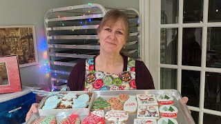 How I Made My Christmas Cookie Samples  All The Steps [upl. by Ardnohsal544]