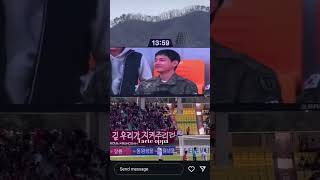 Solider TaeTae enjoying Football match😭 v taehyung [upl. by Valeda915]