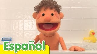 La Canción Del Baño  Canciones Infantiles  Super Simple Español [upl. by Hgieloj709]