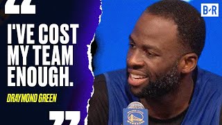 Draymond Green Says Theres a Sense of Urgency to Return to Warriors Lineup [upl. by Devonne821]