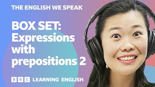 BOX SET English vocabulary megaclass 🤩 8 English expressions with prepositions 2 in 18 minutes [upl. by Claudia]