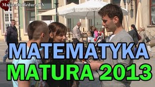 Matura 2013 z Matematyka  szybka powtórka [upl. by Areval]