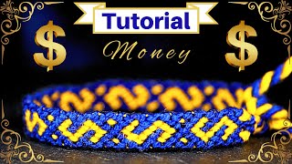 MONEY Bracelet Making  How to make friendship bracelets  DIY Friendship Bracelet Tutorial [upl. by Naiviv632]