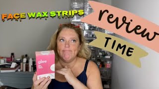 Honest Review At Home Face Wax Strips Tutorial  Joy and Glee Wax [upl. by Sim]