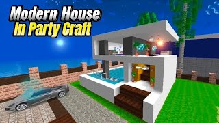 How To Build a Modern House School Party Craft Game [upl. by Hosfmann71]