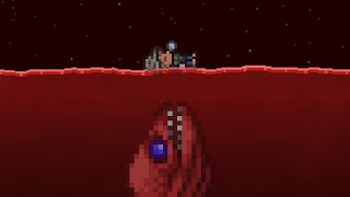 How to beat Terraria 144s Blood Eel on the HARDEST difficulty [upl. by Blase]