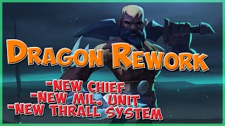 Exploring The Dragon clan Rework  Northgard [upl. by Idur633]