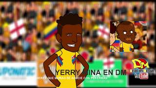 COLOMBIA INGLATERRA GOL DE YERRY MINA DESOCUPE MASIVO [upl. by Aralomo131]