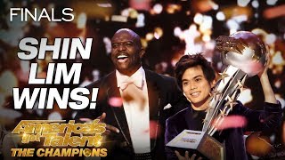 Shin Lim Is THE WINNER  Americas Got Talent The Champions [upl. by Fernanda]