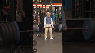 ELITE Powerlifter ANATOLY Pretends to be Old Man in GYM anatoly fitness gym [upl. by Eniowtna]