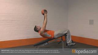 Decline Sit Up on Bench with Medicine Ball [upl. by Airotel676]