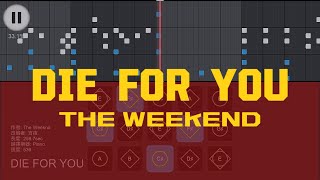 ［Sky Sheet Music The Weekend  Die for You 【Sky楽譜光遇樂譜委託譜】 [upl. by Nehtiek]