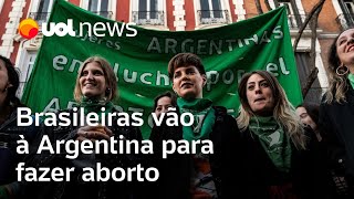 Brasileiras vão à Argentina para conseguirem fazer aborto que é legalizado no país diz jornal [upl. by Karp677]