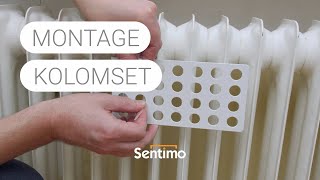 Montage van een kolomset  Radiatorbekleding  Sentimo [upl. by Gnilyarg699]