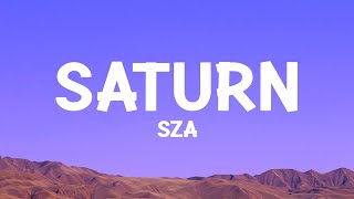 sza  Saturn Lyrics [upl. by Daniala201]