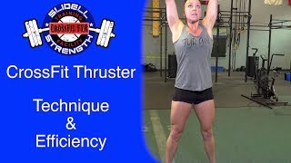 CrossFit Thruster Technique [upl. by Eppes825]