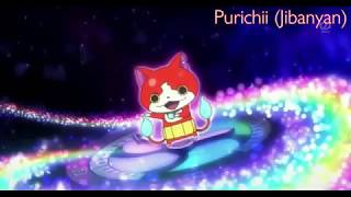 Yo Kai Watch 妖怪ウォッチ Invocacion De Jibanyan KaraKasaObake Ganmammoth Rimoconkakushi HanakoSan [upl. by Ycnej]