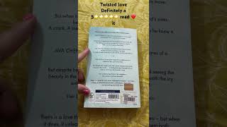 Twisted love book review anahuang twistedlove 60secondsreview [upl. by Acey]