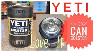 YETI 12 oz Can Cooler Colster Review [upl. by Anirtruc172]